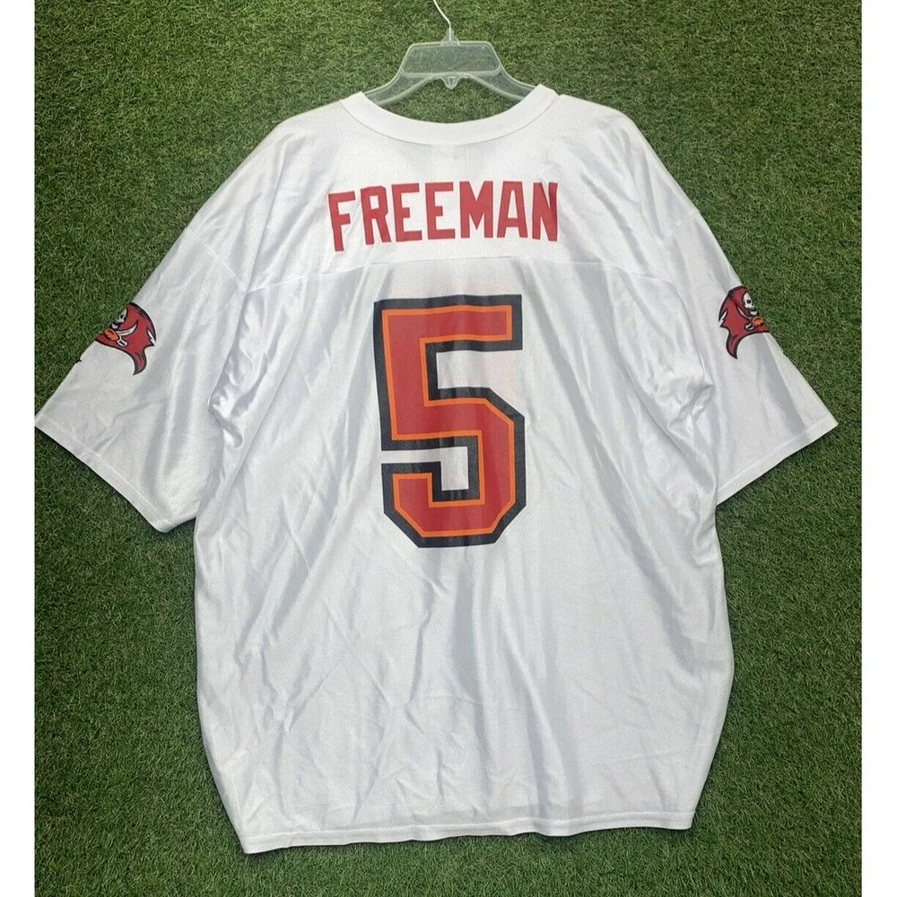 Tampa Bay Buccaneers Football Jersey Mens XL #5 Josh Freeman Bucs White